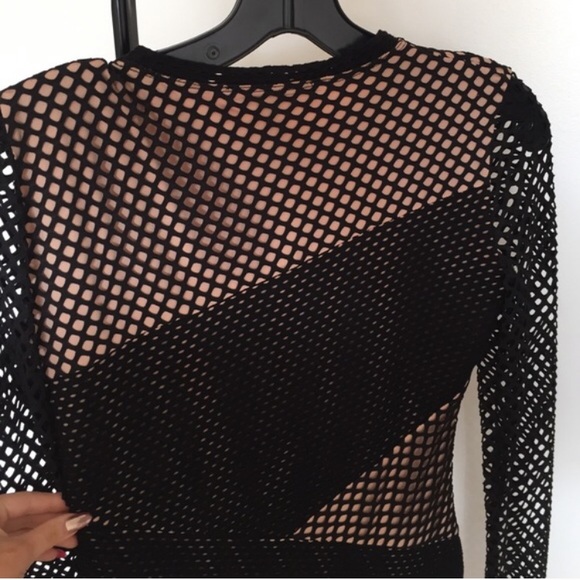 BCBGMaxazria Mesh Top - Picture 3 of 4